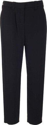 High Waist Tapered Trousers-AB