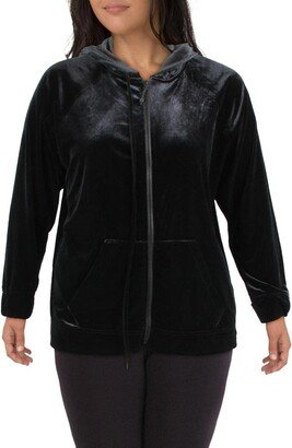 Women's Zip Front Raglan SLV JKT W/Hood-Jones BL