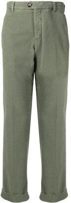 PT Torino Cropped Straight-Leg Trousers-AC