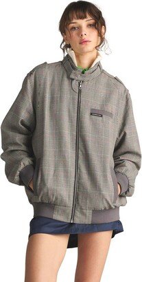 Women's Anderson Glen Plaid Oversized jacket - - X-Large