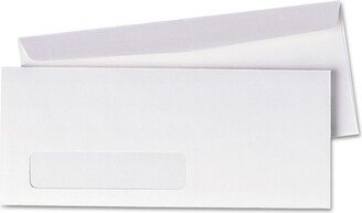 Universal Office UNIVERSAL Window Business Envelope Side #10 4 1/8 x 9 1/2 White 500/Box 36321