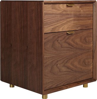 Blu Dot Dang File Cabinet Pedestal Walnut