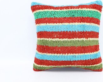 Personalized Gift, Pillow, Home Decor Red Striped Indoor Cushion Case, Kilim Cushion, 7389