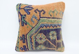 Antique Pillows, Kilim Pillow Covers, Orange Cushion Case, Rug Cushion, Home Decor Gift Pillow, Nurse 2001