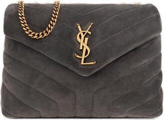 Loulou Logo Plaque Small Shoulder Bag