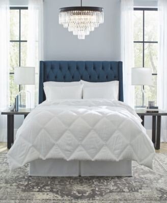 Down Alternative Diamond Stitch Quilted Oversized Comforter