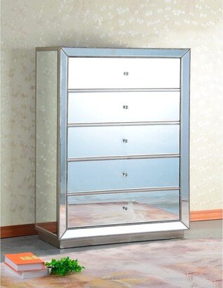 Home Craft Tall Mirror Boy Dresser Storage Unit