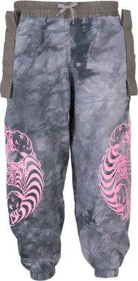 Tie-Dye Pattern Track Pants