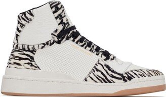 Animal-Print High-Top Sneakers