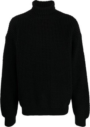 Family First Ribbed-Knit Roll-Neck Jumper