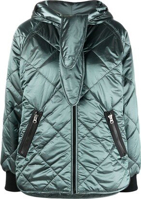 Maggie quilted hooded jacket