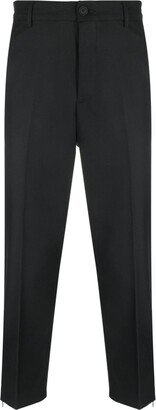 Pressed-Crease Cotton Chino Trousers