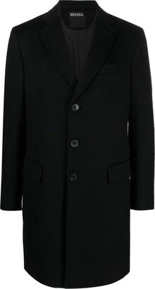 Single-Breasted Tailored Coat-AF