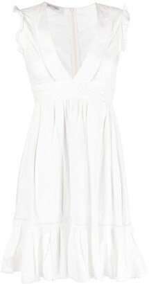 Valentino Garavani Pre-Owned 2010s Lace-Trim Dress