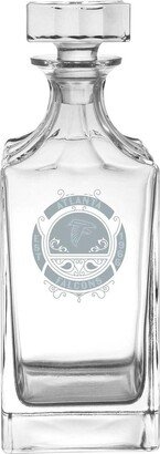 Atlanta Falcons 23.75 Oz Frost Baroque Glass Decanter