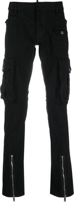 Zip-Ankles Skinny Jeans