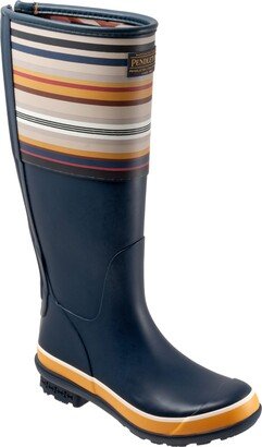 Bridger Stripe Waterproof Knee High Rain Boot