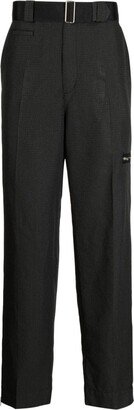 High-Waist Tailored Trousers-BD