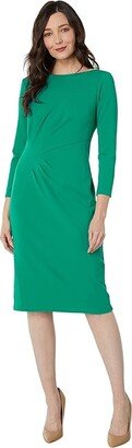 3/4 Length Sleeve Sheath Dress (Parasailing) Women's Dress
