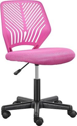 Adjustable Office Chair Swivel Computer Chair-Rose Red