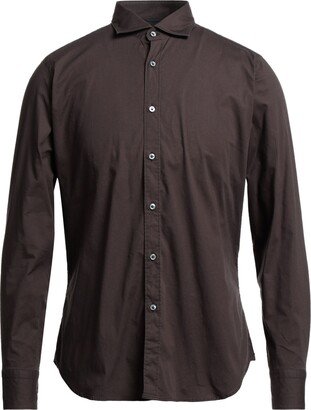 ALEX DORIANI Shirt Dark Brown