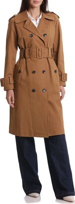 Water Resistant Stretch Cotton Trench Coat