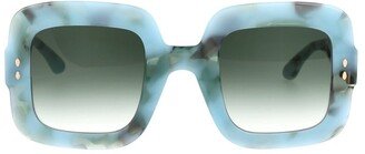 Square Frame Sunglasses-AN