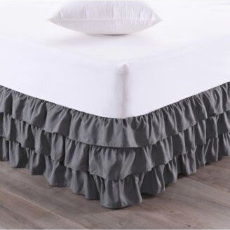 Waterfall 3 Layer Ruffled Bedskirts