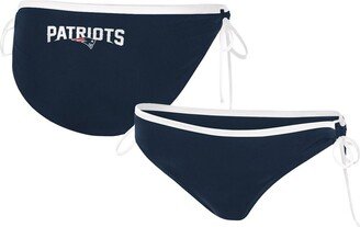 Women's G-iii 4Her by Carl Banks Navy New England Patriots Perfect Match Bikini Bottom