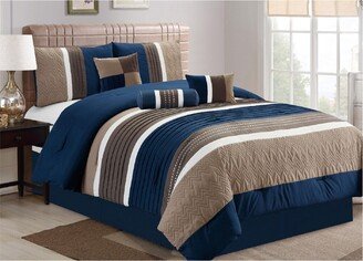 Luxlen Washington 7 Piece Comforter Set, King