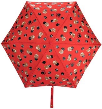 all-over Toy-bear print umbrella