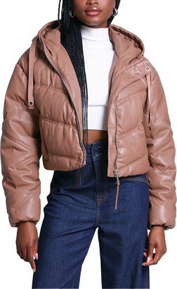 Cropped Puffer Coat