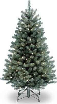 National Tree Company 4.5ft National Christmas Tree Company North Valley Blue Spruce Artificial Christmas Tree Clear