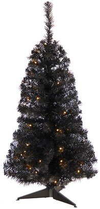 Artificial Christmas Tree with 50 Led Lights and 118 Bendable Branches, 3'