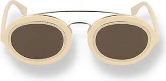 Fendi Eyewear Oval Frame Sunglasses