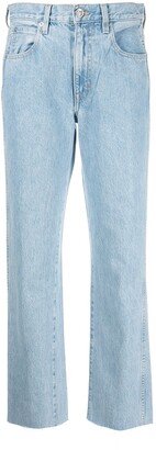 Mid-Rise Washed Jeans