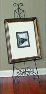 York 65-inch Black Metal Floor Easel - 65