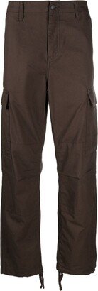 Straight-Leg Cotton Trousers-AQ