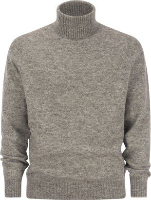 Turtleneck Knitted Jumper-BG