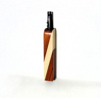 Magnetic Pen, Pencil Holder Made Of Two Woods-AA