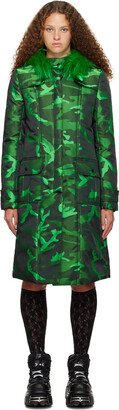 Green Camouflage Coat