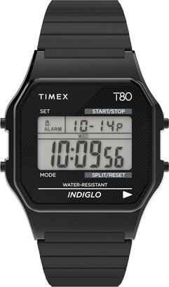 Timex Boutique Unisex Lab Archive Black Stainless Steel Bracelet Watch 34mm