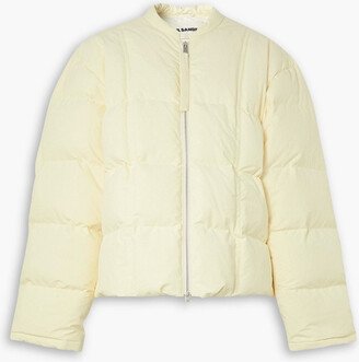 Quilted shell down jacket-AB