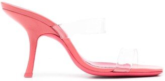 Transparent-Strap 95mm Heel Mules