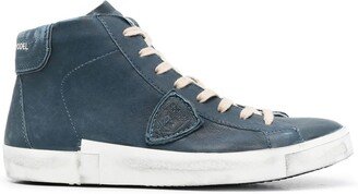 Logo-Patch High-Top Sneakers-AE