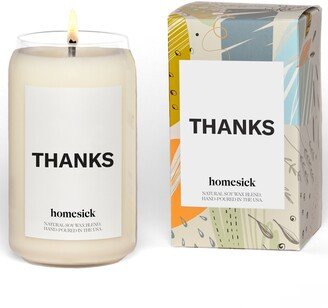 Homesick Candles Thanks Soy Candle, Cucumber & Lemon Scented, 13.75-oz.