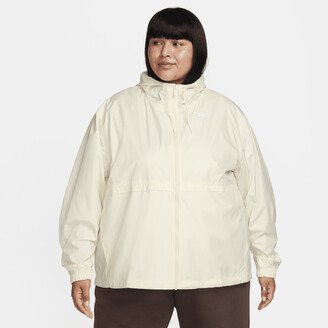 Women's Sportswear Essential Repel Woven Jacket (Plus Size) in White
