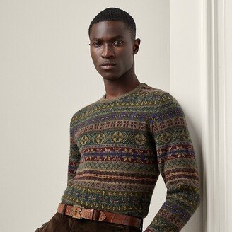 Ralph Lauren Fair Isle Cashmere-Wool Sweater