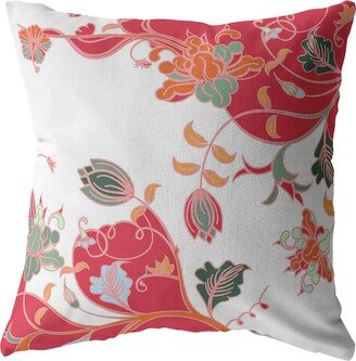 Amrita Sen Designs Amrita Sen Carnation Garden Indoor Outdoor Pillow-AA