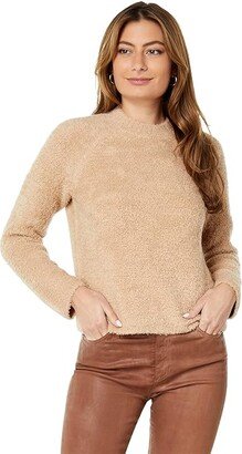 Teddy Raglan Sweater (Heather Desert Clay) Women's Clothing